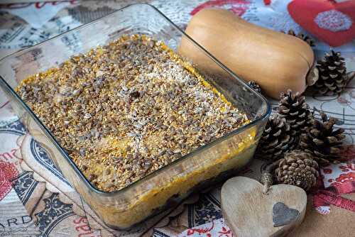 Parmentier de boudin noir et butternut