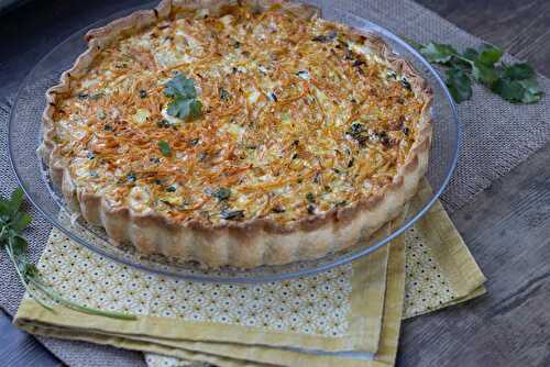 Quiche aux carottes Gouda Cumin