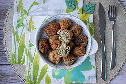 Boulettes Veau Pommes de terre Épinards frais