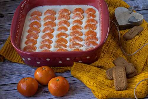 Tiramisu Spéculoos Clémentines