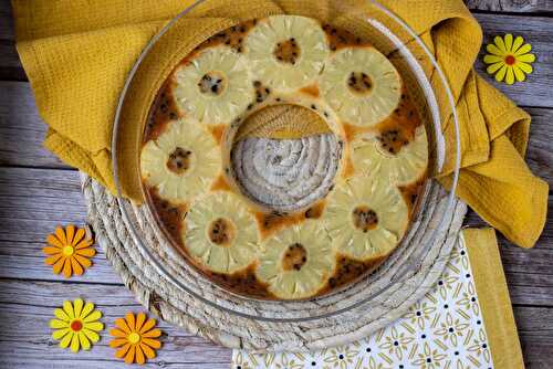 Gâteau Renversé Ananas Pépites de chocolat