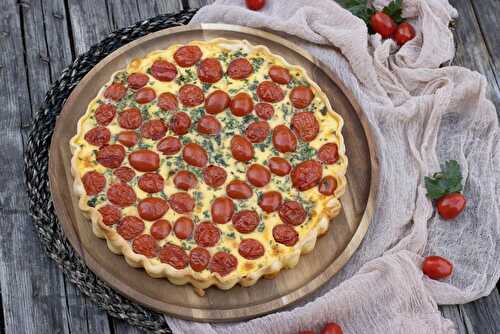 Clafoutis aux tomates cerises