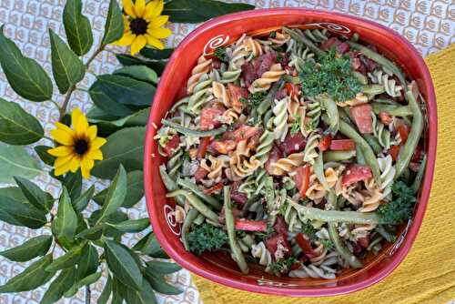 Salade de Pâtes Thon Tomates et Haricots verts