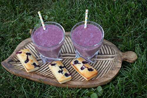 Smoothie aux myrtilles