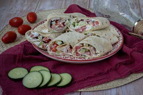 Wraps jambon fromage