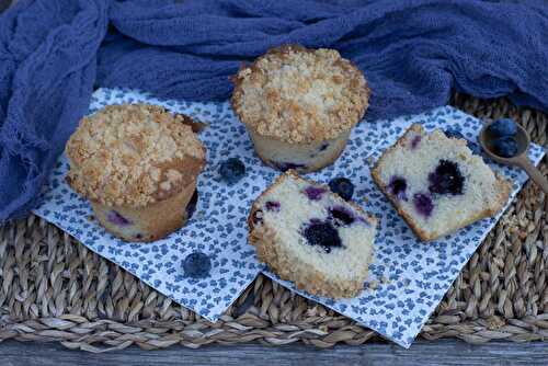 Muffins aux myrtilles de Pierre Hermé