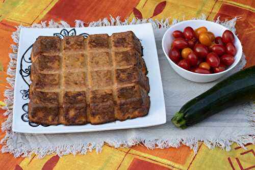 Clafoutis courgettes thon et tomates cerises