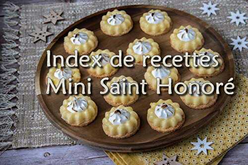 Index de recettes « Mini Saint Honoré »