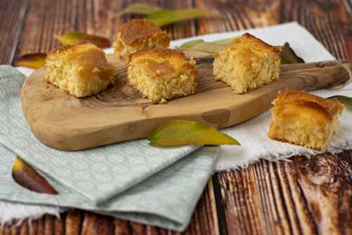 Apfelmuskuchen (gâteau à la compote de pommes)