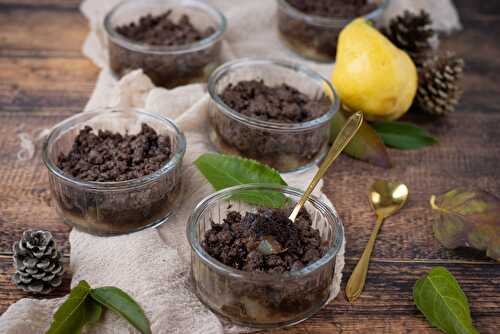 Crumble Poires Chocolat