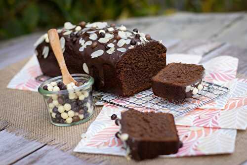 Cake au cacao et au chocolat