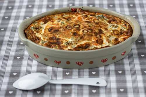 Clafoutis carottes et brocoli