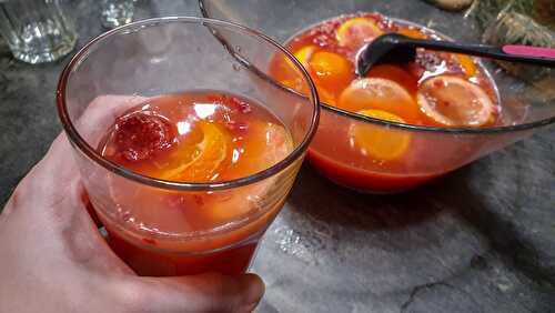 Sangria de Noël aux épices