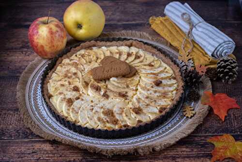 Tarte aux Pommes Mascarpone Spéculoos