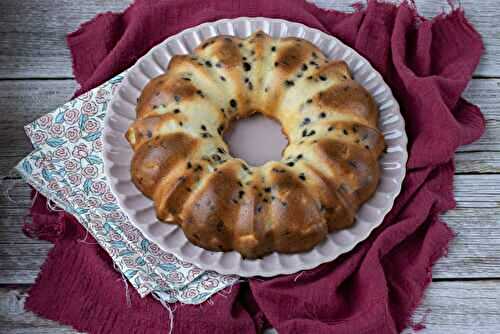 Gâteau poires noix de coco et pépites de chocolat