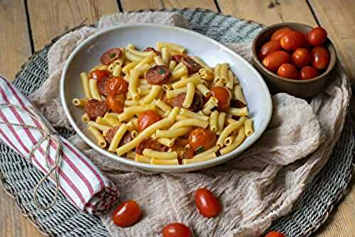 One Pot Pasta Tomates cerises et Chorizo