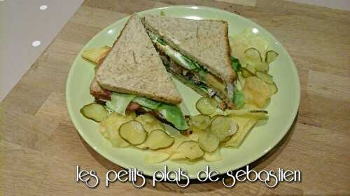 Club Sandwich au poulet et bacon