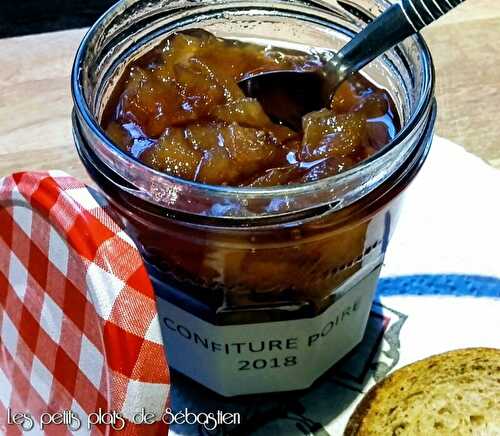 Confiture de poires maison