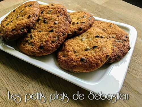 Cookies américains aux pépites de chocolat - Les petits plats de Sébastien