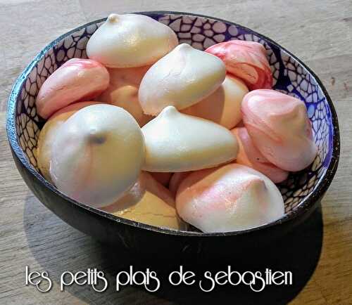 Meringues colorées