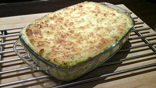 Parmentier de thon aux poivrons