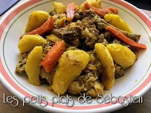 Tajine de lapin aux citrons confits