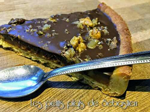 Tarte aux noix façon snickers