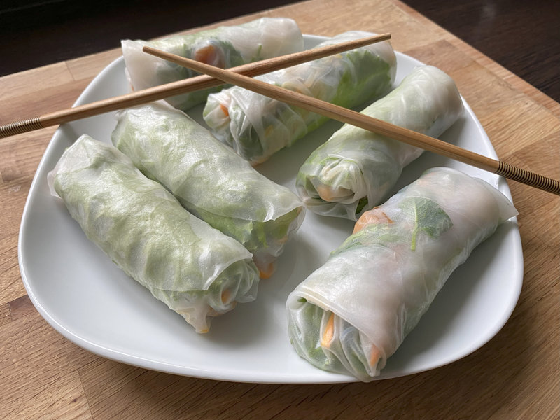 Rouleaux de printemps sauce Teriyaki