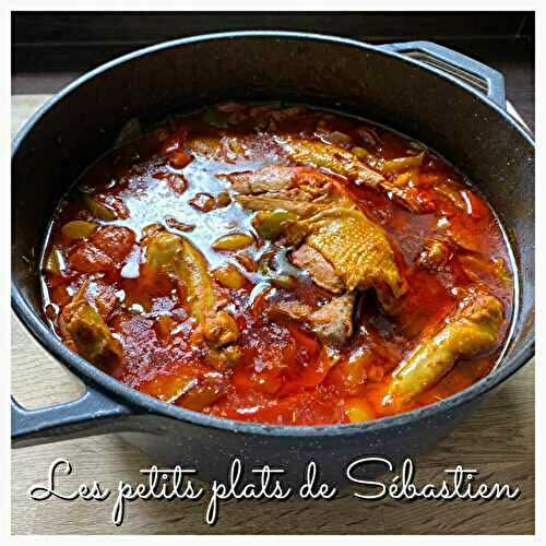 Poulet Basquaise à ma façon
