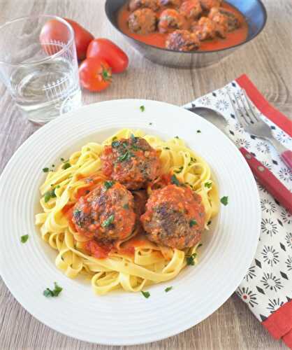 Boulettes de viande à la sauce tomate