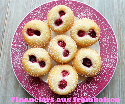 Financiers aux framboises