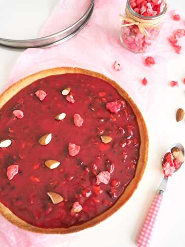 La tarte aux pralines roses