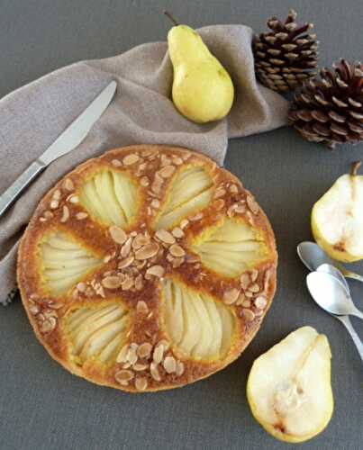 La tarte bourdaloue (tarte poires amandes)