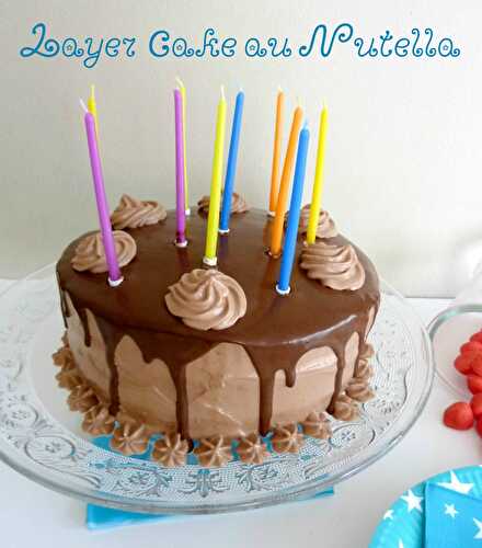 Layer cake au nutella