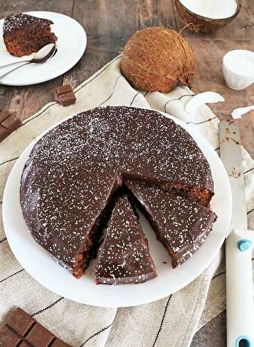 Moelleux au chocolat et noix de coco