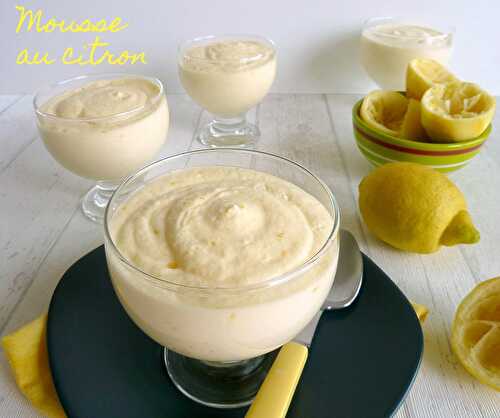 Mousse au citron