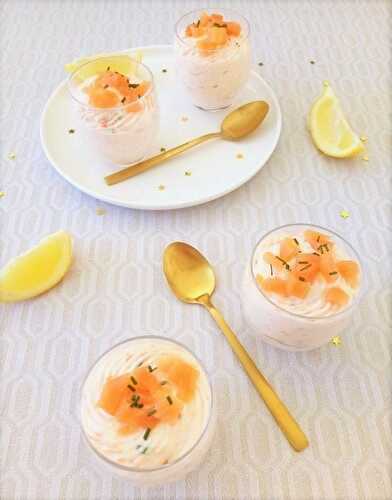 Mousse de saumon en verrine