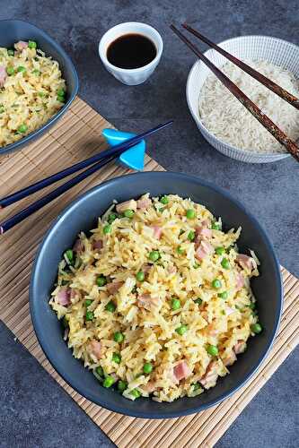 Riz cantonais au jambon