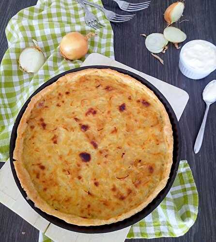 Tarte à l'oignon et aux lardons