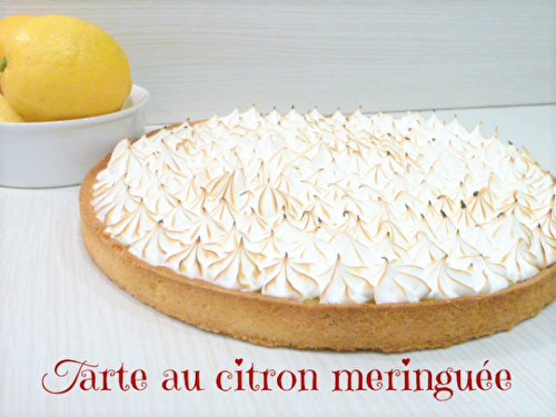 Tarte au citron meringuée