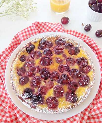 Tarte clafoutis aux cerises