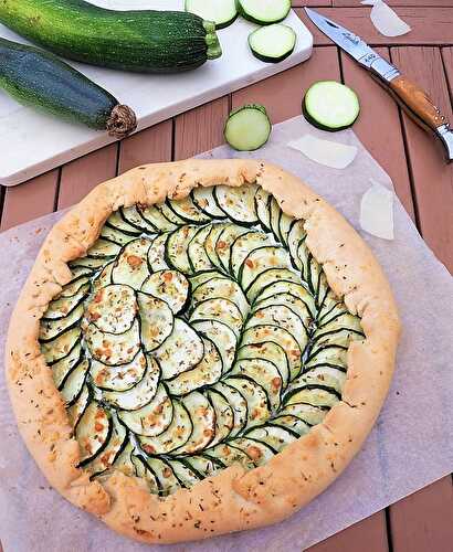 Tarte rustique aux courgettes et ricotta