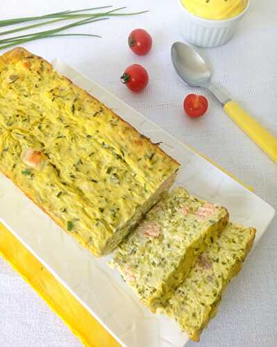 Terrine de courgettes au saumon