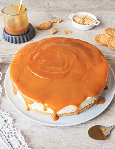 Cheesecake au caramel beurre salé (sans cuisson) - Les petits secrets de Lolo ...