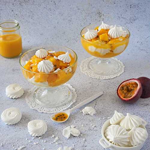 Eton mess à la mangue