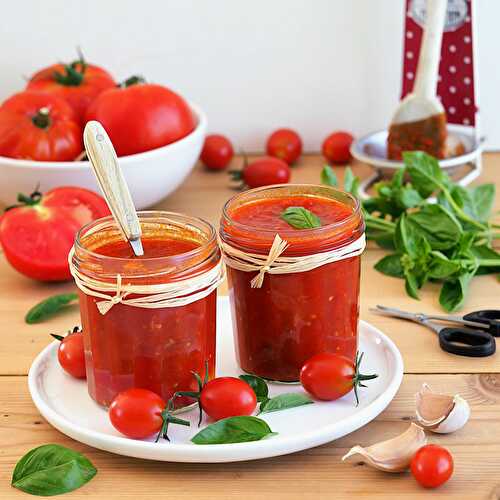 Sauce tomate maison (pour pâtes et pizza…)