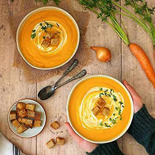 Soupe de légumes d’hiver (poireaux, carottes, pommes de terre)