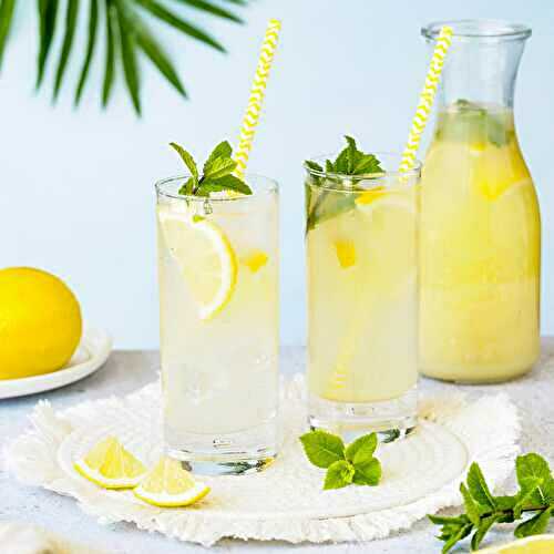 Citronnade maison rapide au blender