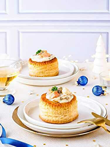 Bouchées à la reine aux fruits de mer