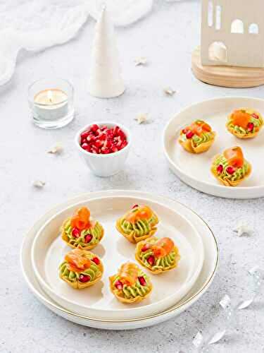 Bouchées avocat saumon